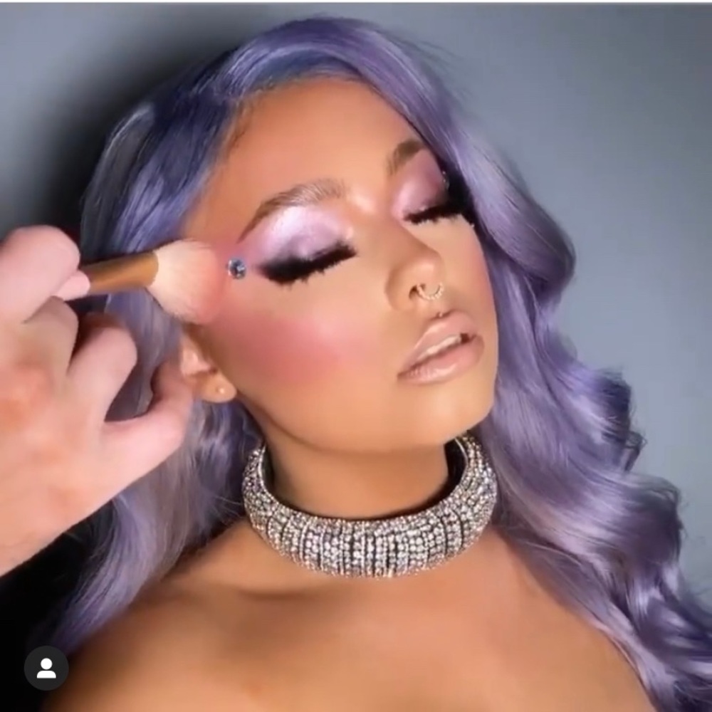 Custom Lilac Lace Front Human Hair Wig